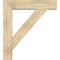 Ekena Millwork Traditional Block Rough Sawn Bracket w/ Offset Brace, Douglas Fir, 8"W x 36"D x 40"H BKT0806X36X40TRA05RDF - alternate 2